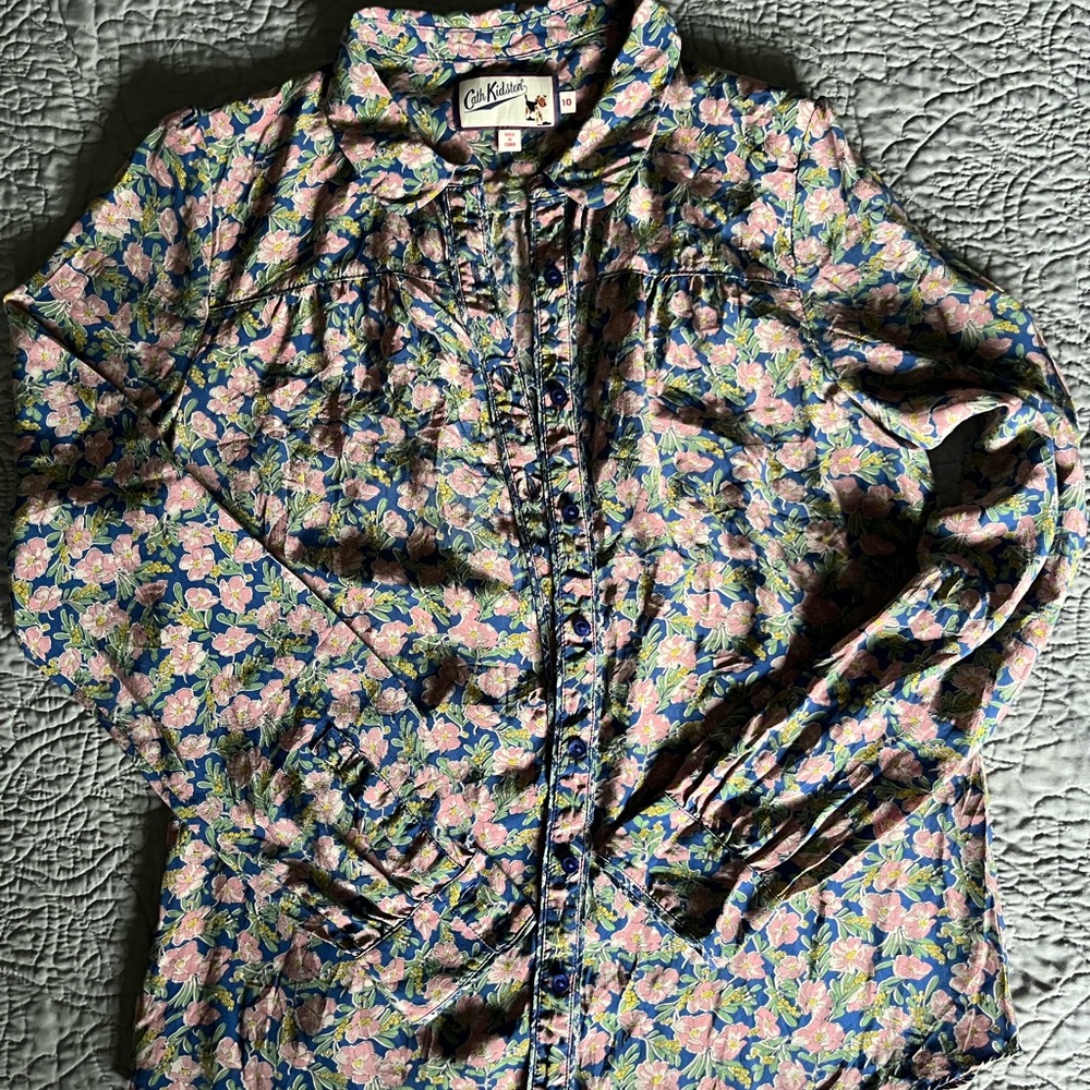 Floral Cath Kidston silk blouse